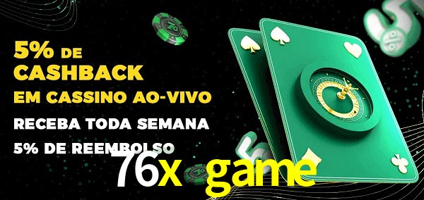 Promoções do cassino ao Vivo 76x game